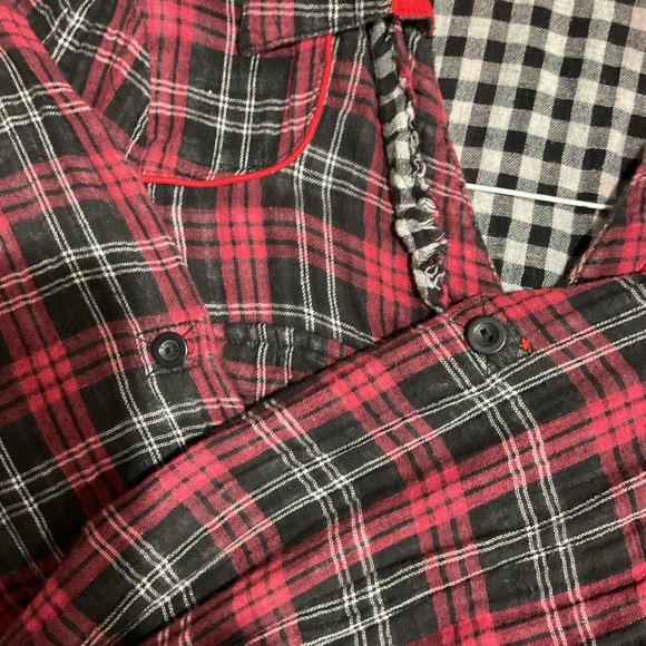Western plaid flannel with ruffles - Picture 7 of 12